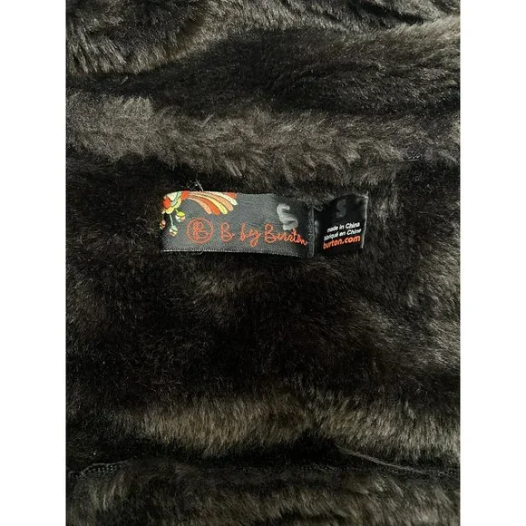 Women's Suede Presidio Hot Chocolate Fur Lined Jacket B by Burton S - Picture 5 of 10